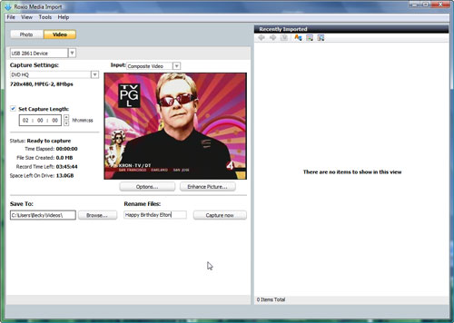 Converting Videotapes to DVD with Creator 2009 MyRoxio